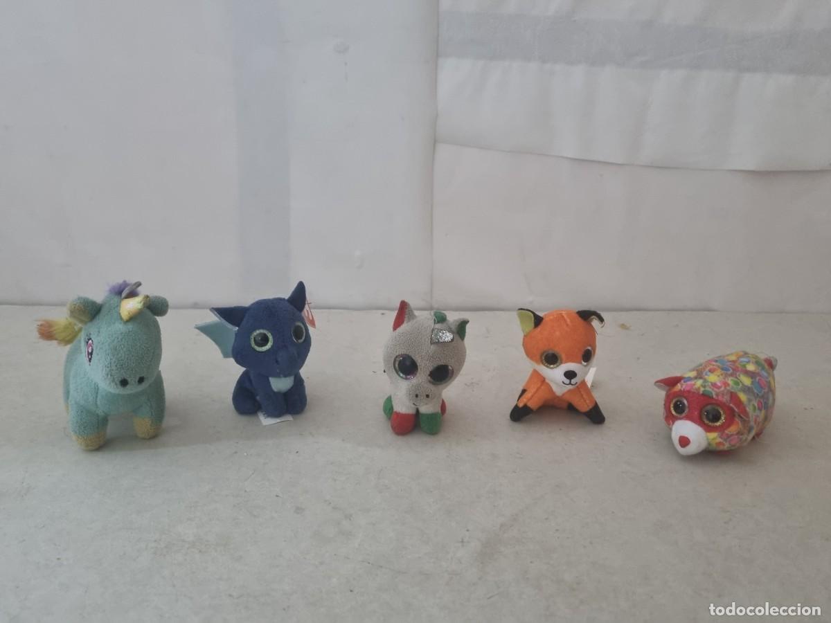 Juguetes antiguos: Lote de 5 peluches TY