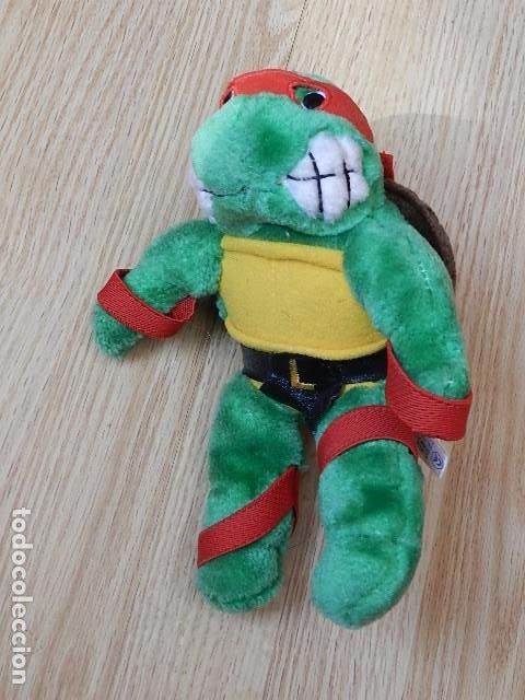 Juguetes antiguos: Peluche VIR Leonardo rojo Raphael de Las tortugas ninja Valencia Espa&ntilde;a TMNT