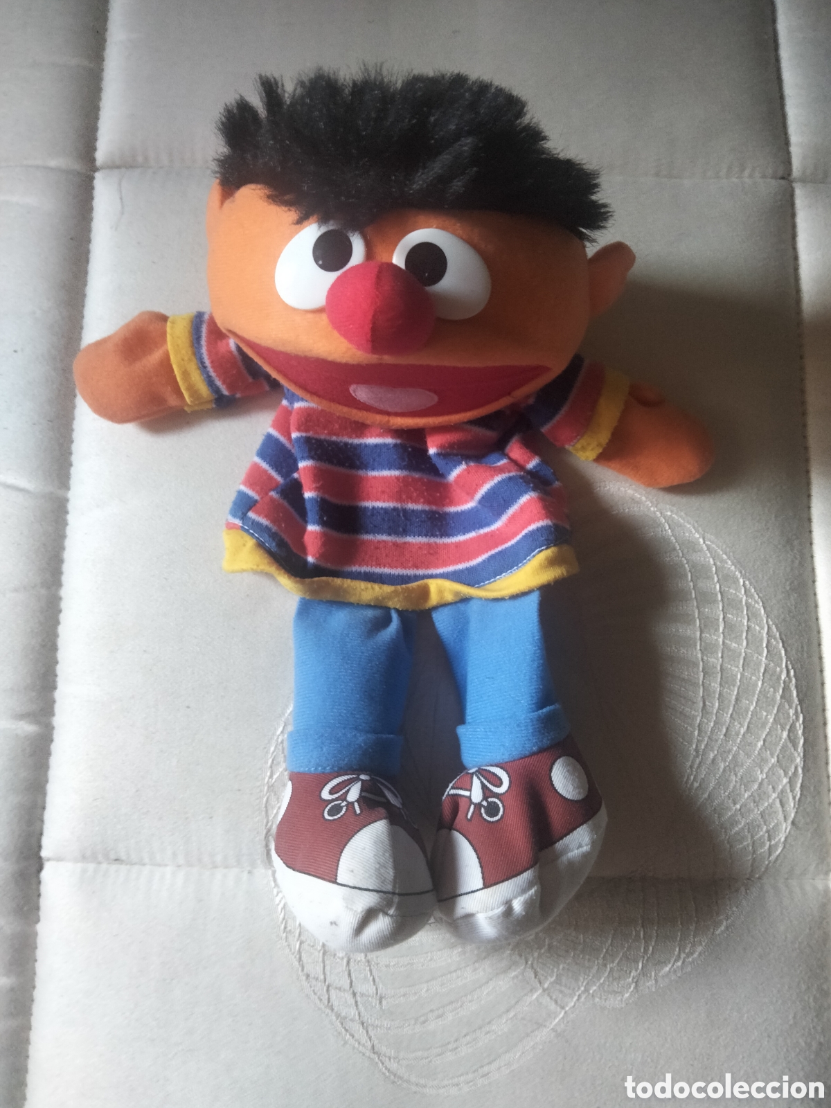 Juguetes antiguos: Peluche marioneta Epi