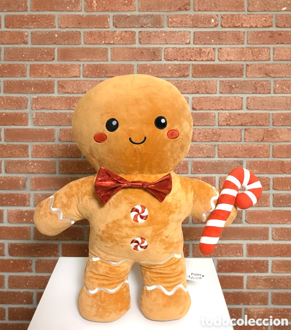 Juguetes antiguos: Peluche navide&ntilde;o Gingerbread XL