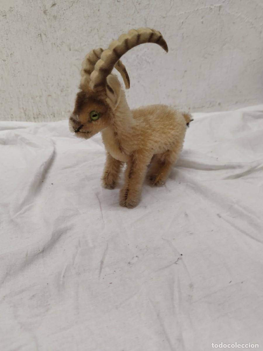 Old Toys: Peluche Cabra Mont&eacute;s Steiff &rdquo;Rocky&rdquo; Vintage Mohair A&ntilde;os 60.