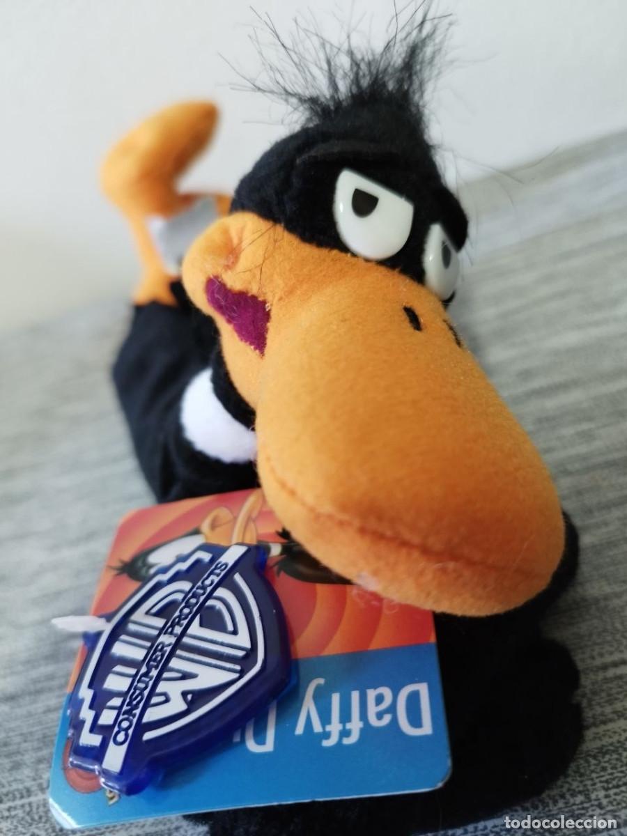 Juguetes antiguos: Peluche Pato Lucas Daffy Duck Play by Play Warner Bros 1998 nuevo con etiqueta