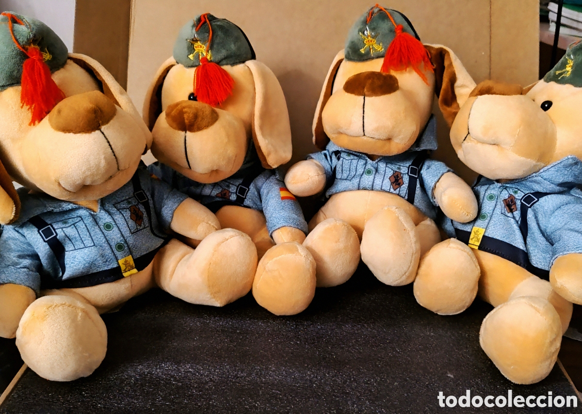 Juguetes antiguos: Peluche perrito Legionario