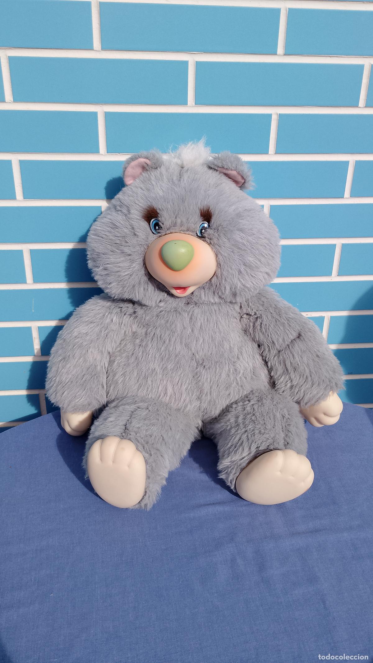 Juguetes antiguos: Antiguo mu&ntilde;eco de peluche grande Oso Chip de Vir de 60 cm