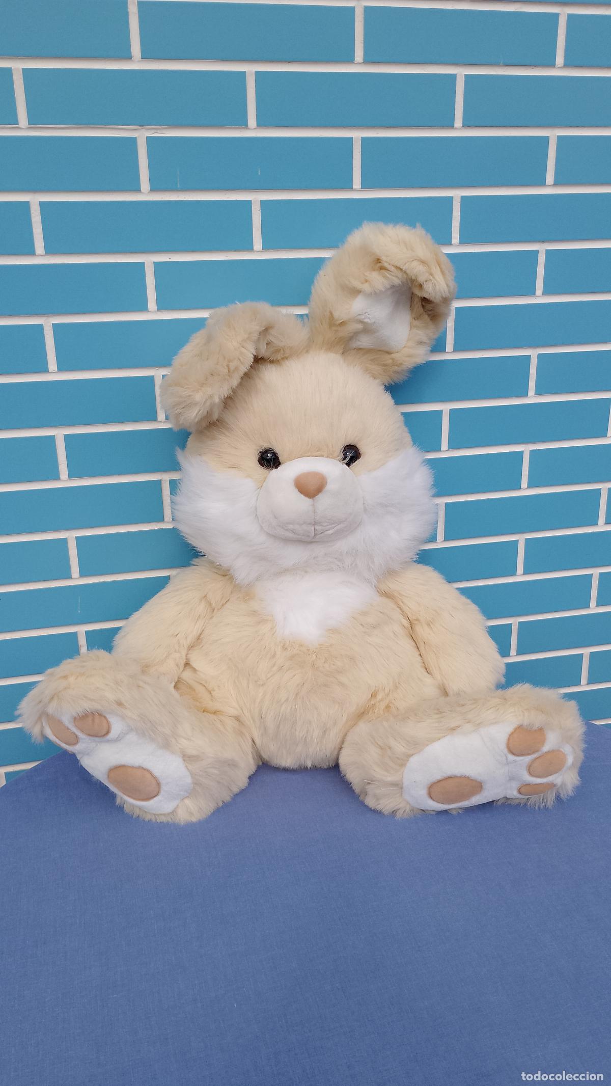 Juguetes antiguos: Antiguo mu&ntilde;eco de peluche Conejo gigante, de El Corte Ingl&eacute;s
