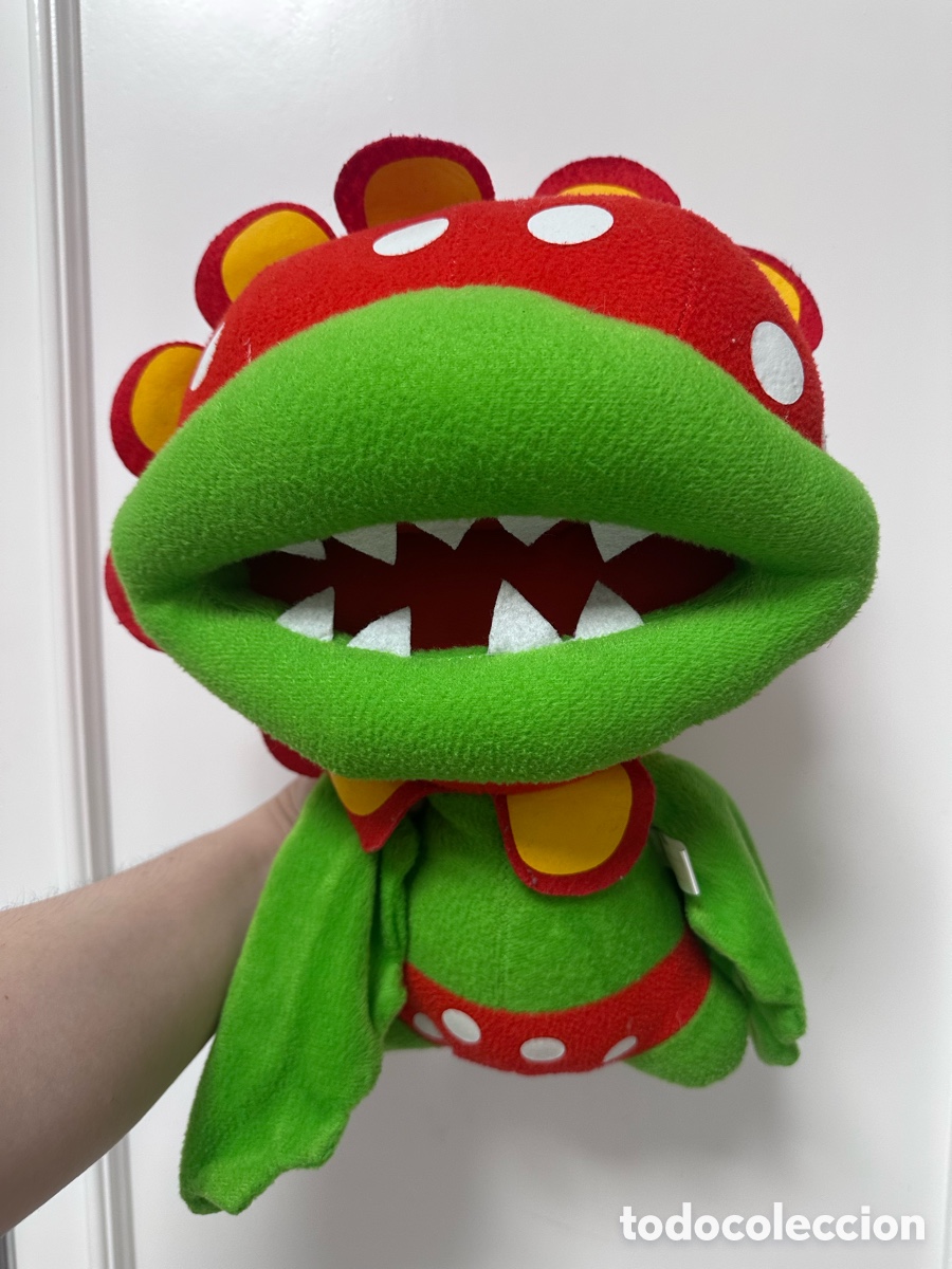 Juguetes antiguos: S&uacute;per Mario planta pira&ntilde;a 2008 peluche muy dif&iacute;cil