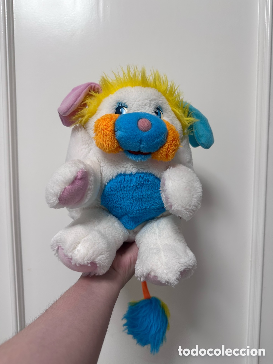 Juguetes antiguos: Peluche Popples Blanco antiguo