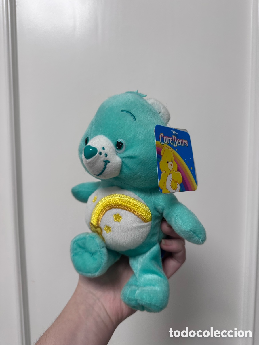 Juguetes antiguos: Peluche osos amorosos turquesa