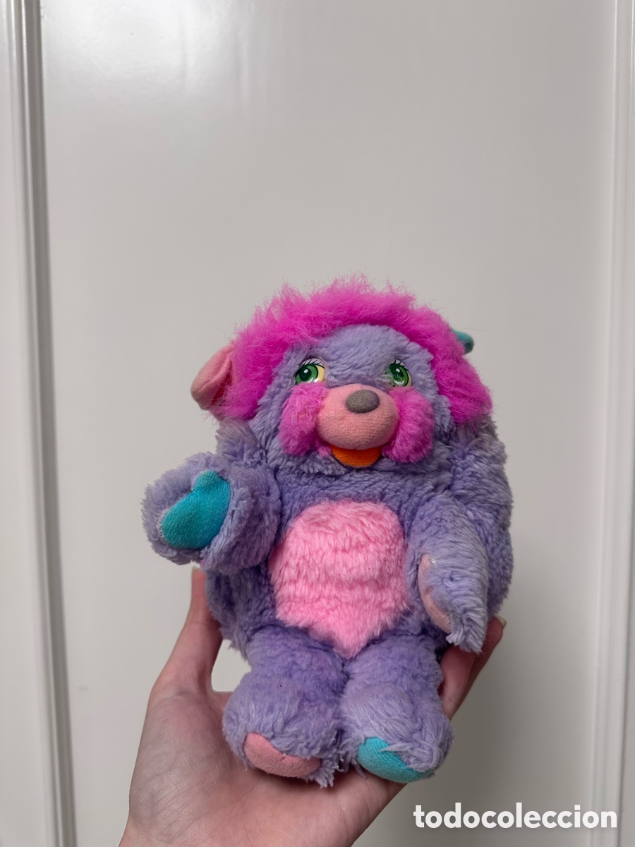 Juguetes antiguos: Peluche Popples violeta antiguo