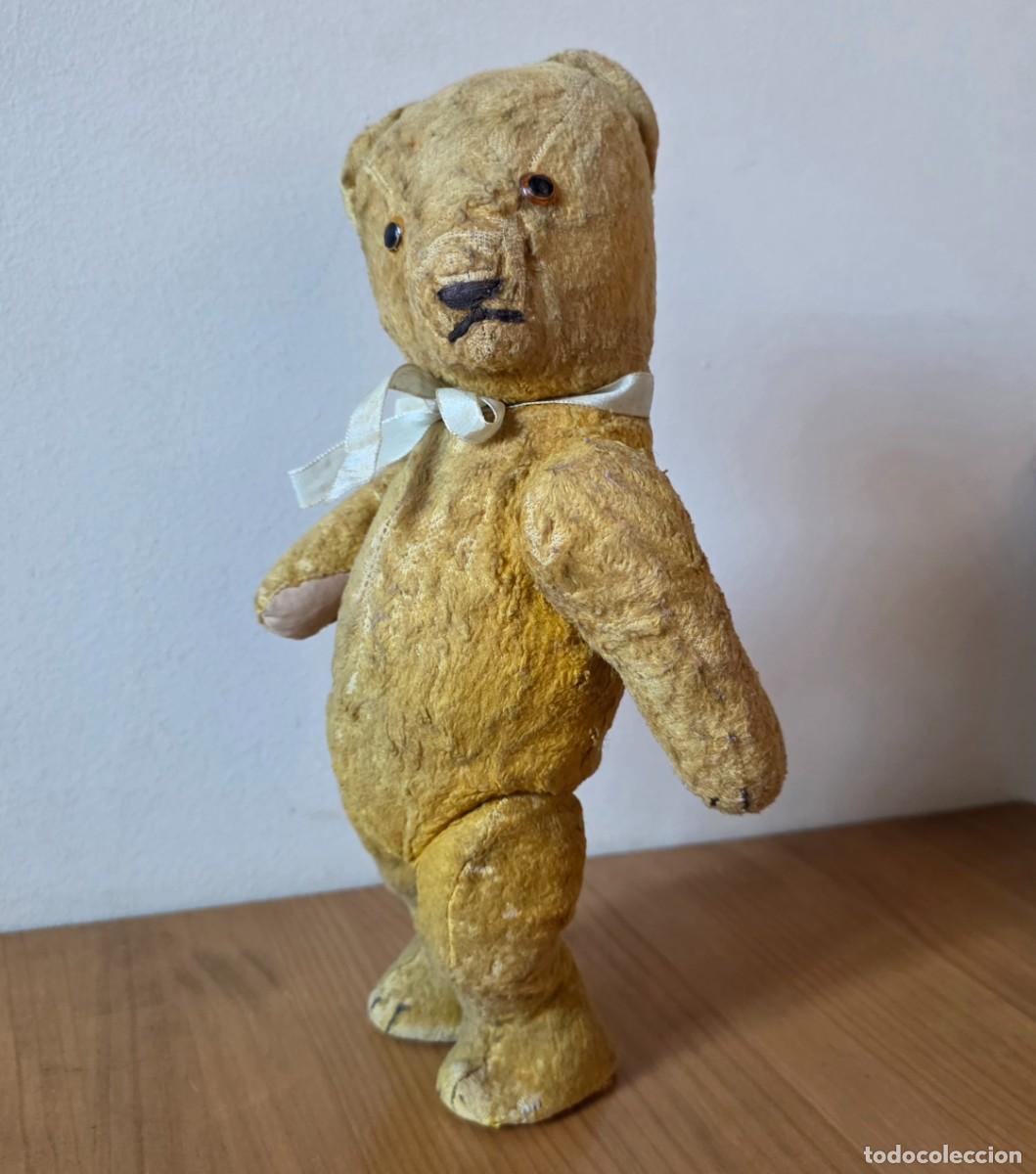Juguetes antiguos: Espectacular y raro antiquo o vintage Oso N4 de peluche 34 cm (Hermann, Steiff, Schuco o Ideal?)