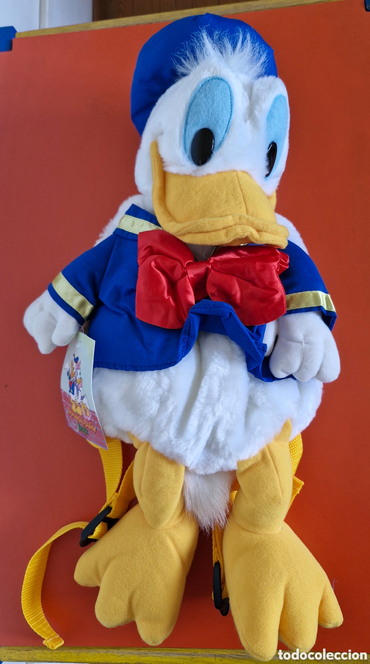Juguetes antiguos: DONALD MOCHILA DISNEY.BIZAK 90'S.NUEVA.