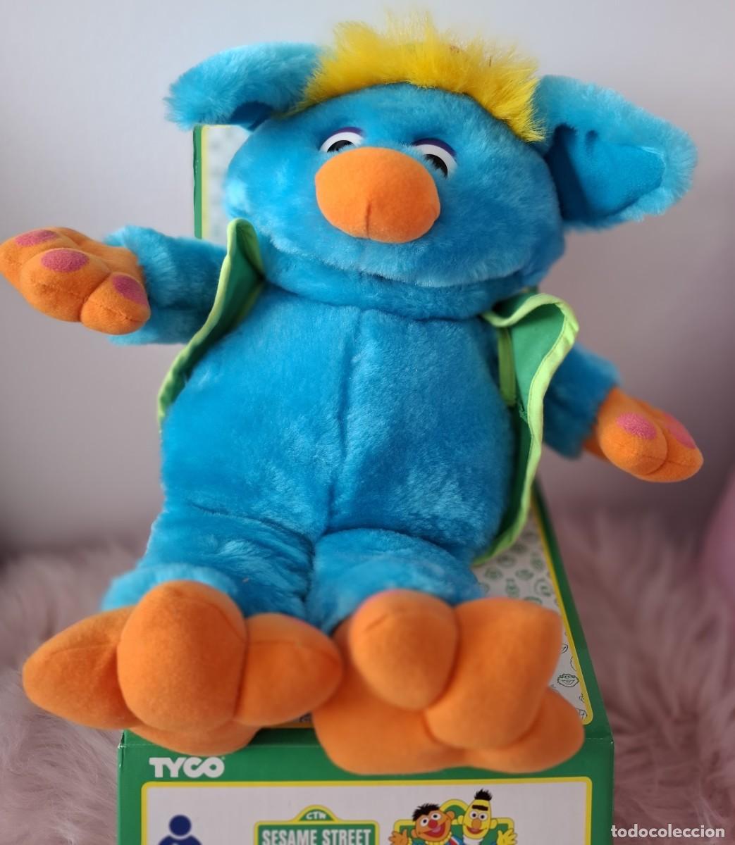 Juguetes antiguos: Vintage Barrio Sesamo: Bluki Tyco NUEVO (Sesame Street)