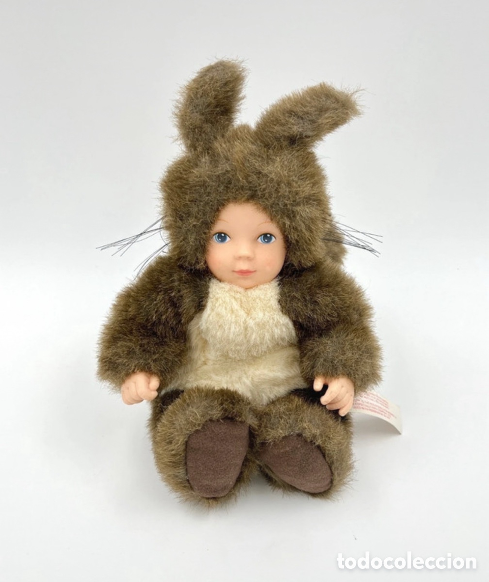 Juguetes antiguos: Anne Geddes Woodland Creatures beb&eacute; ardilla 1998