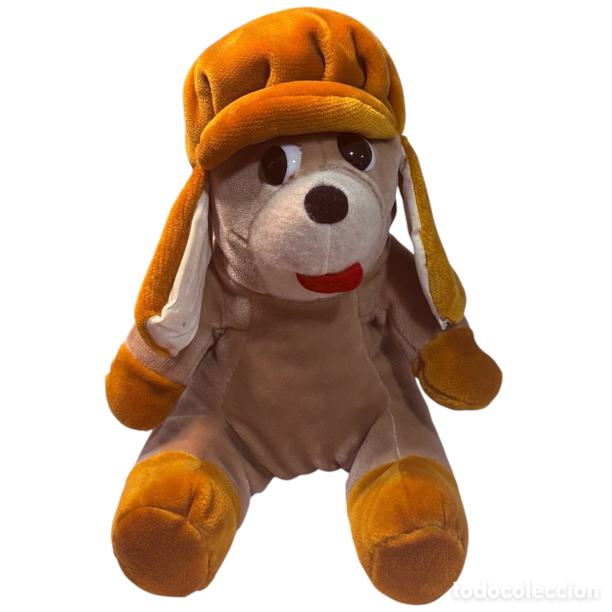 Juguetes antiguos: Aut&eacute;ntico perrito piloto de los a&ntilde;os 80 peluche