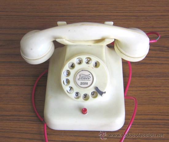 Juguetes antiguos Pay&aacute;: TELEFONO de pl&aacute;stico .. PAYA 2000 - Foto 1