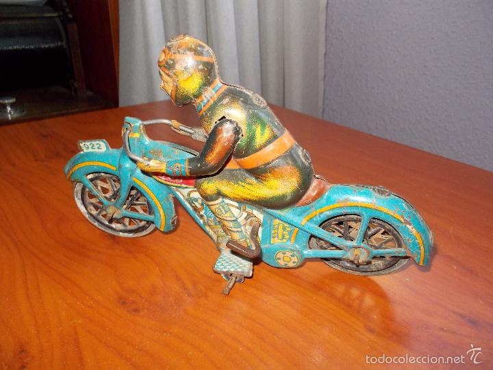 Juguetes antiguos Pay&aacute;: Moto de paya - Foto 2
