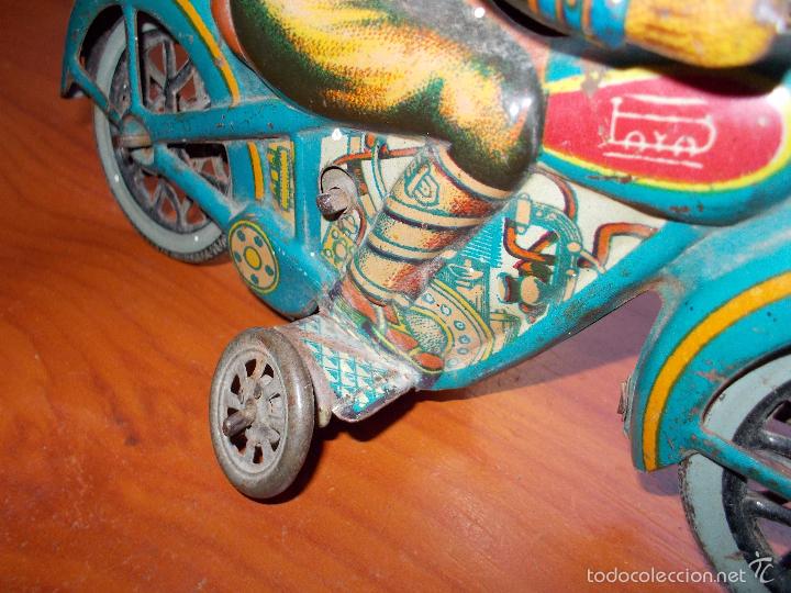 Juguetes antiguos Pay&aacute;: Moto de paya - Foto 3