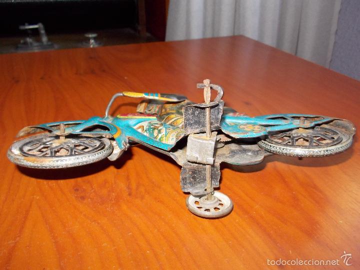 Juguetes antiguos Pay&aacute;: Moto de paya - Foto 6