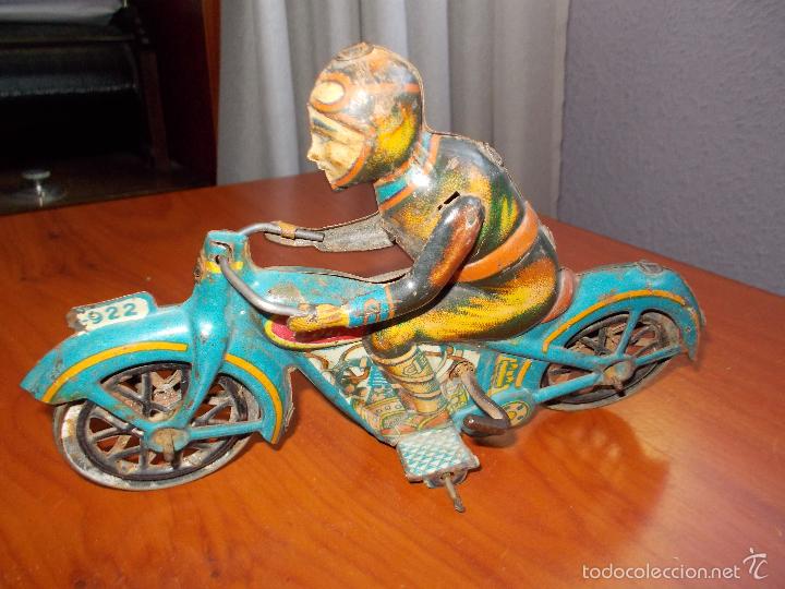 Juguetes antiguos Pay&aacute;: Moto de paya - Foto 10