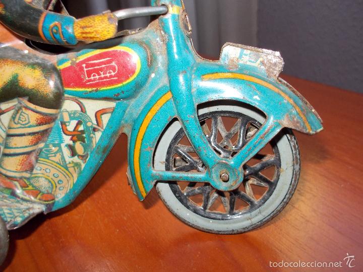 Juguetes antiguos Pay&aacute;: Moto de paya - Foto 12