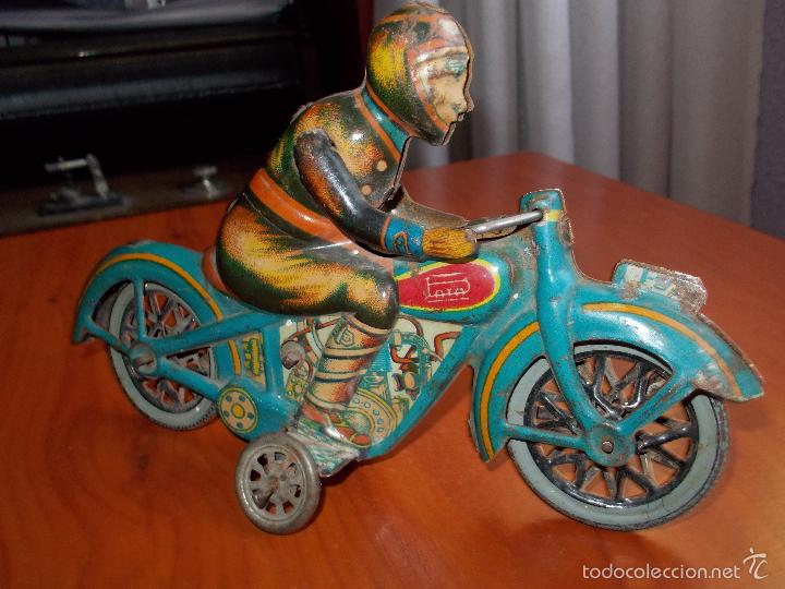 Juguetes antiguos Pay&aacute;: Moto de paya - Foto 13