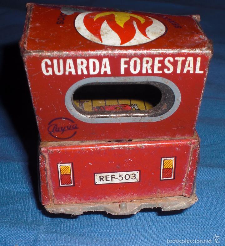 Juguetes antiguos Pay&aacute;: Coche chapa payva guarda forestal - Foto 4
