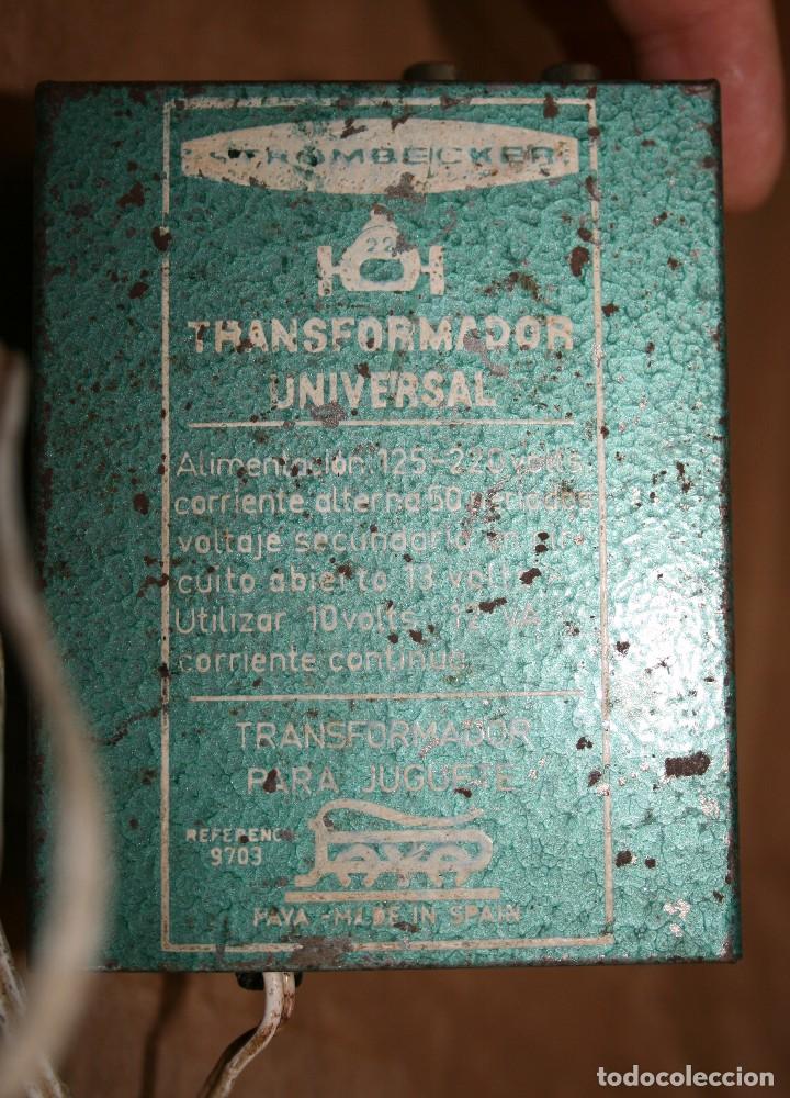 Juguetes antiguos Pay&aacute;: TRANSFORMADOR UNIVERSAL PAYA STROMBECKER - Foto 2