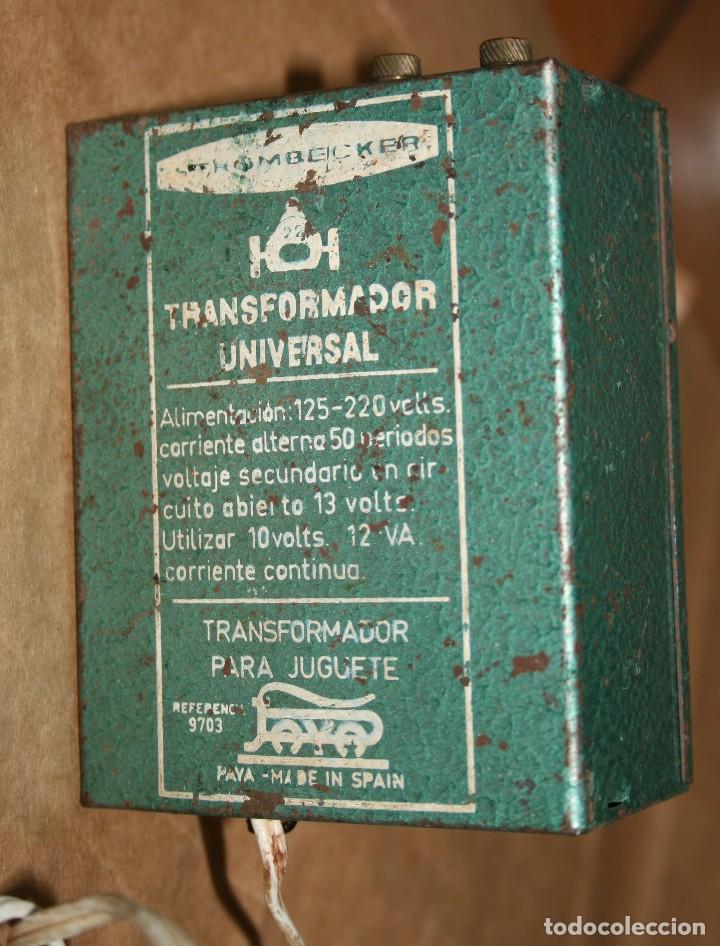 Juguetes antiguos Pay&aacute;: TRANSFORMADOR UNIVERSAL PAYA STROMBECKER - Foto 3