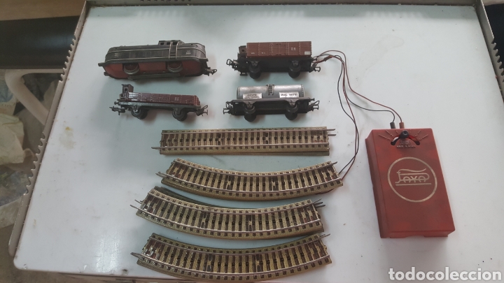 Juguetes antiguos Pay&aacute;: tren de paya - Foto 1