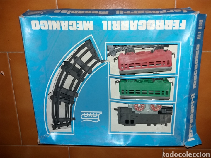 Juguetes antiguos Pay&aacute;: paya ferrocarril mecanico ref 839 - Foto 1