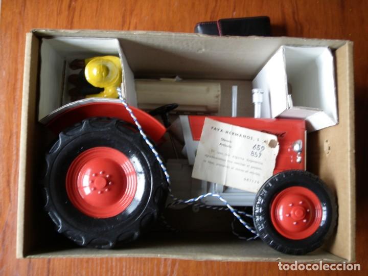 Juguetes antiguos Pay&aacute;: TRACTOR PAYA REF 857 CON CAJA - Foto 13