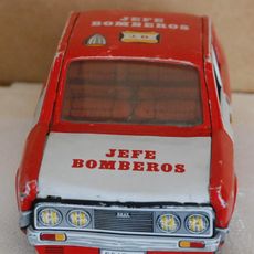 Paya 8582 Fiat Seat 132 Bomberos JEFE #4 – Camion Pompiers électrique 38 Cm (boîte, Rare)