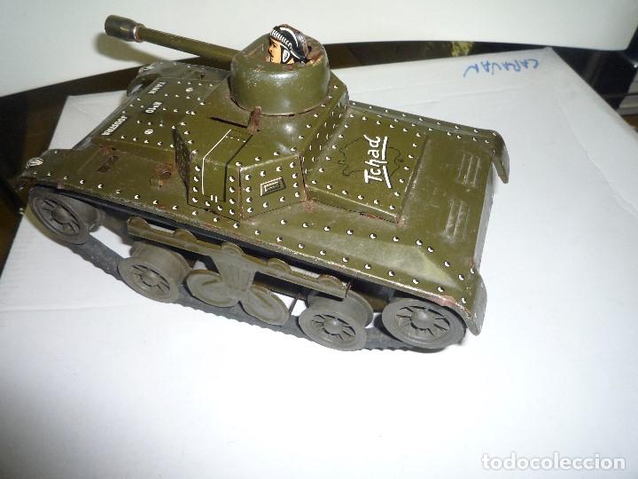 Juguetes antiguos Pay&aacute;: Tanque Joustra - Foto 3