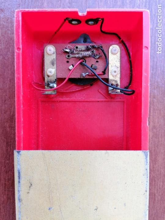 Juguetes antiguos Pay&aacute;: TRANSFORMADOR BATER&Iacute;A DE PETACA PAYA - Foto 2