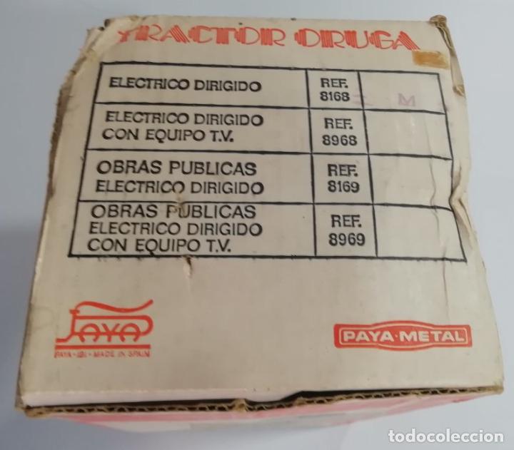 Juguetes antiguos Pay&aacute;: TRACTOR ORUGA PAYA,REF 8168, FUNCIONA, EN CAJA. CC - Foto 9
