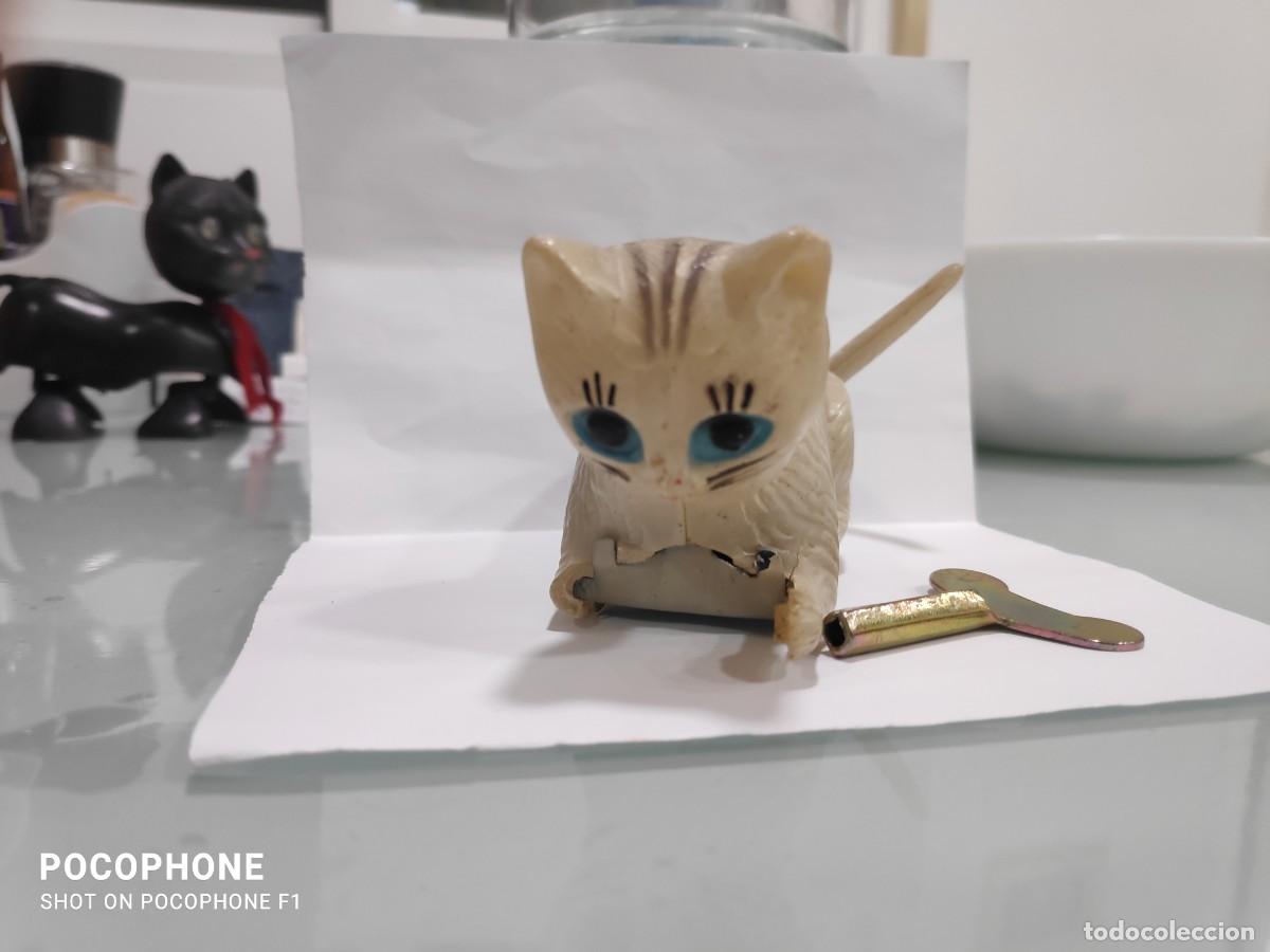 Juguetes antiguos Pay&aacute;: Gato Paya a cuerda - Foto 2