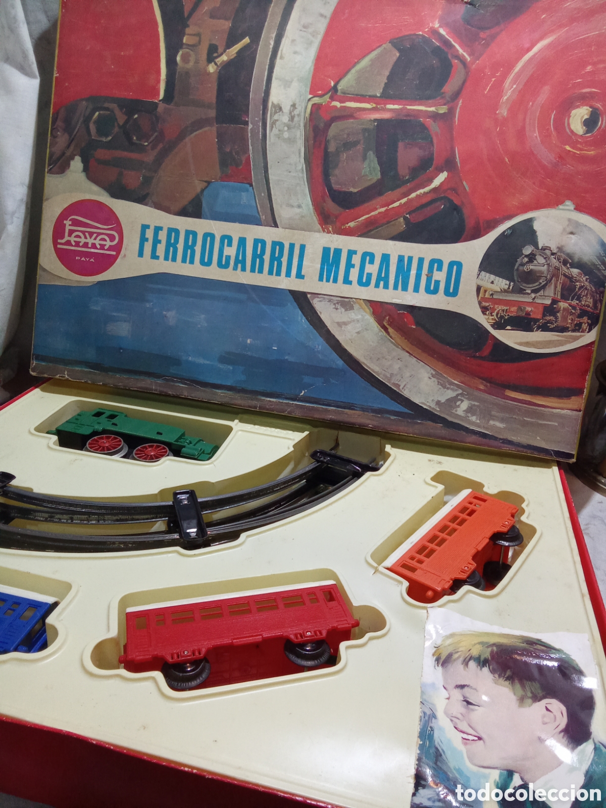 Juguetes antiguos Pay&aacute;: FERROCARRIL MECANICO DE PAYA - Foto 1