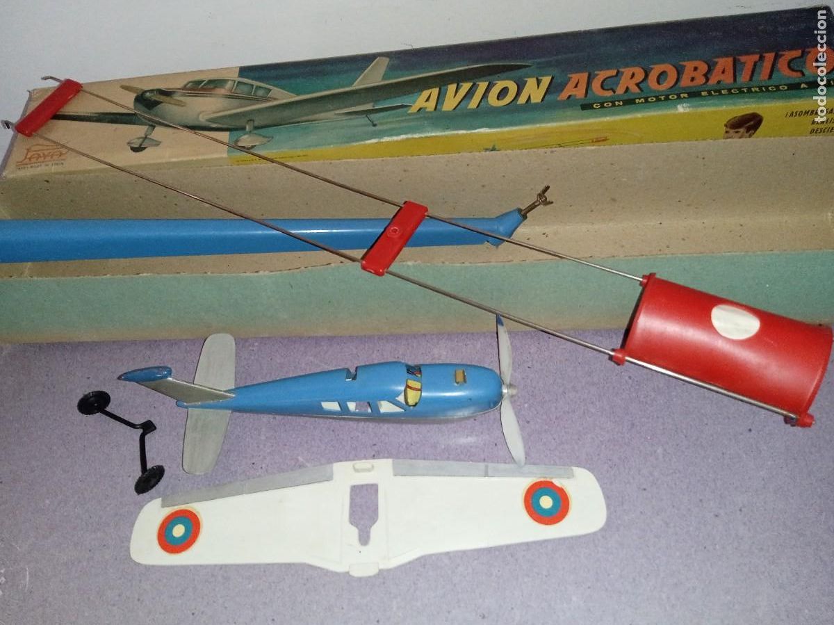 Juguetes antiguos Pay&aacute;: AVI&Oacute;N ACROB&Aacute;TICO, de PAYA. - Foto 2