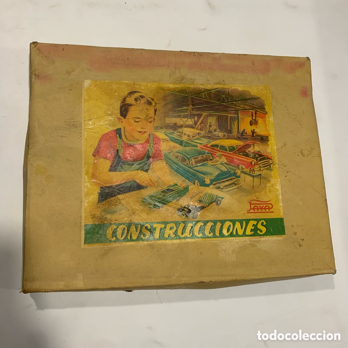 Juguetes antiguos Pay&aacute;: Construcciones pay&aacute; coches ref. 761 - Foto 1