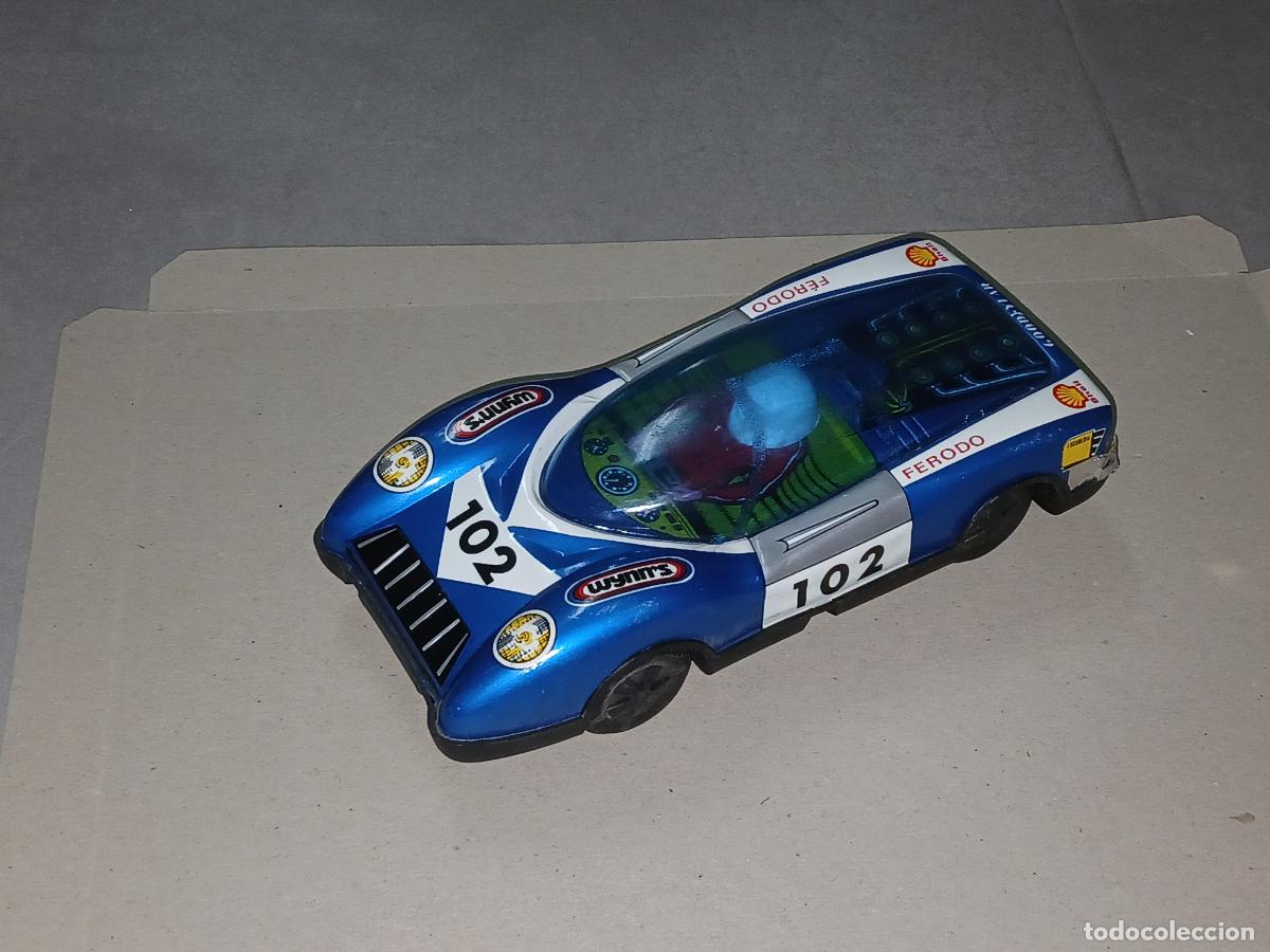 Juguetes antiguos Pay&aacute;: Juguete Pay&aacute;. Ferrari fricci&oacute;n (Wynn's, Ferodo), a&ntilde;os 70, metal y pl&aacute;stico