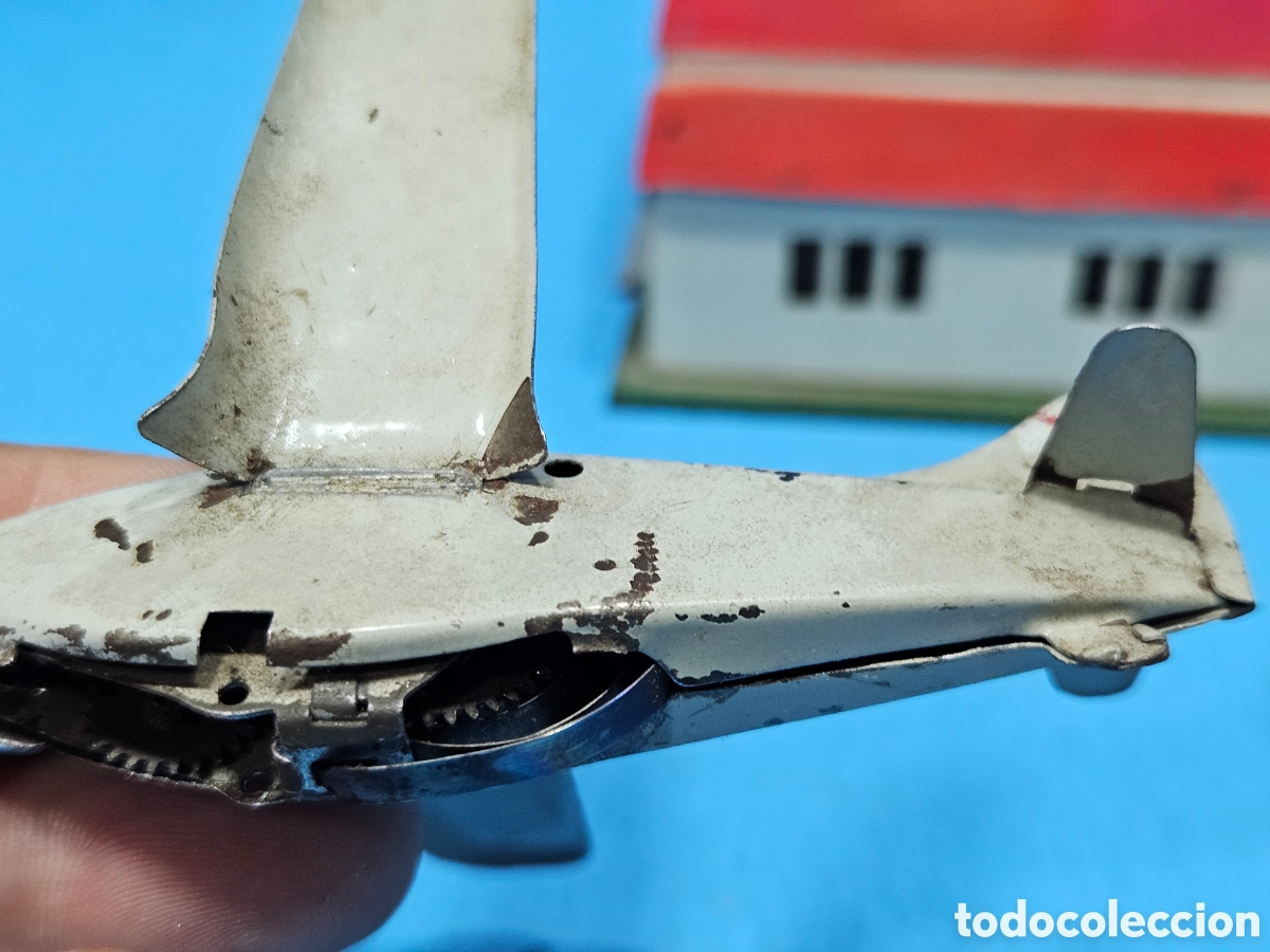 Juguetes antiguos Pay&aacute;: AVION Y HANGAR DE PAY&Aacute; - Foto 10
