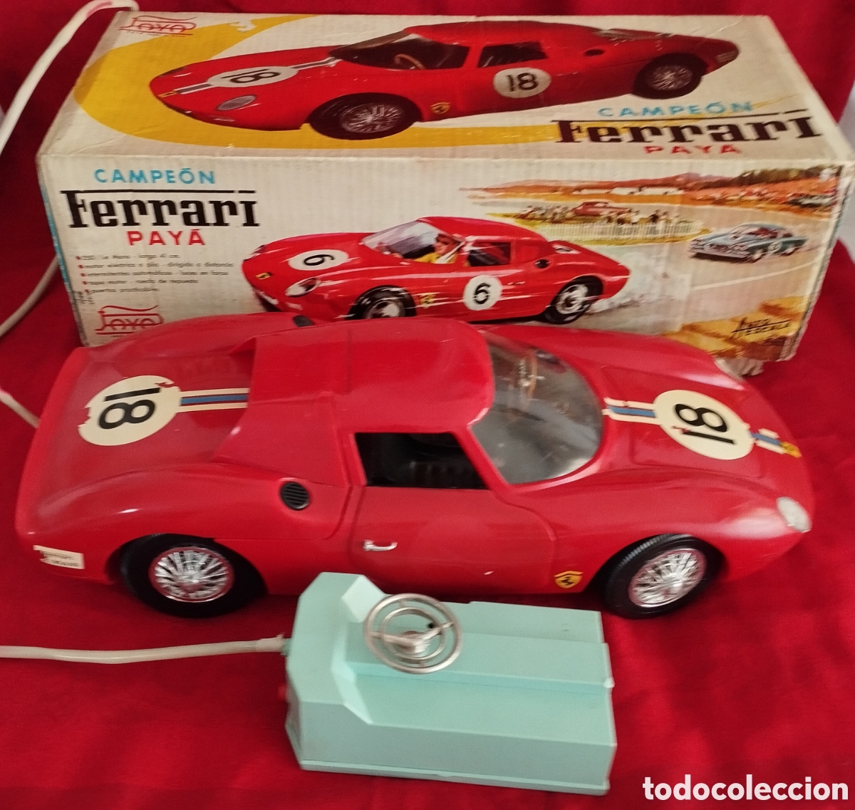 Juguetes antiguos Pay&aacute;: Ferrari Campe&oacute;n Pay&aacute; 1966.