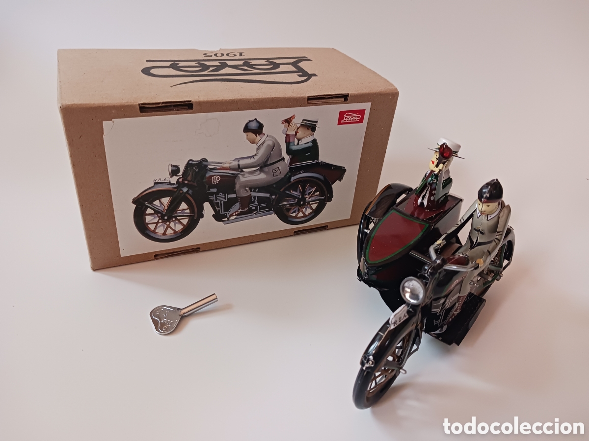 Juguetes antiguos Pay&aacute;: PAYA 1905 - Moto con sidecar