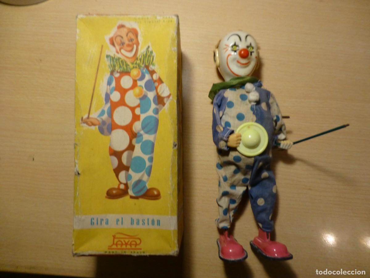Juguetes antiguos Pay&aacute;: PAYASO DE PAY&Aacute; MECANISMO DE CUERDA - REF 619