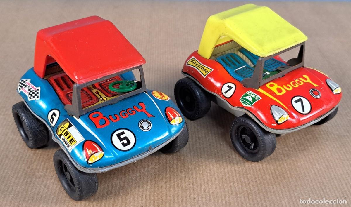 Juguetes antiguos Pay&aacute;: 2 coches Buggy Paya a&ntilde;os 70