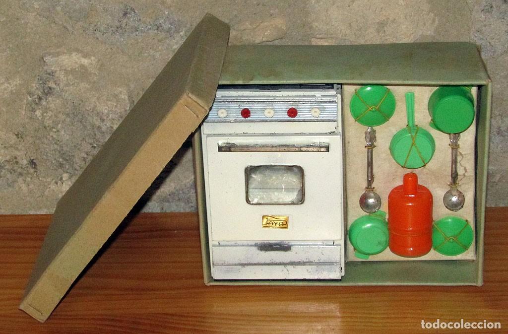 Juguetes antiguos Pay&aacute;: ANTIGUA COCINA DE HOJALATA CON ACCESORIOS DE PAY&Aacute; - NUEVA Y EN SU CAJA ORIGINAL - A&Ntilde;OS 50/60