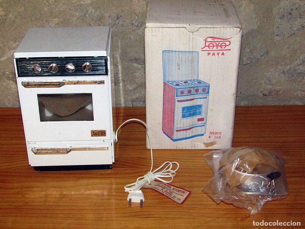 Juguetes antiguos Pay&aacute;: ANTIGUA COCINA ELECTRICA CON PARRILLA Y HORNO COPARRILLA DE PAYA - NUEVA Y EN CAJA - TAMA&Ntilde;O NANCY