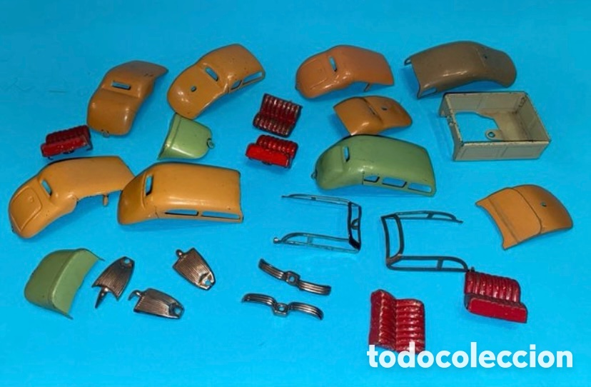 Juguetes antiguos Pay&aacute;: Repuestos para coches/autom&oacute;viles de construcciones PAYA.