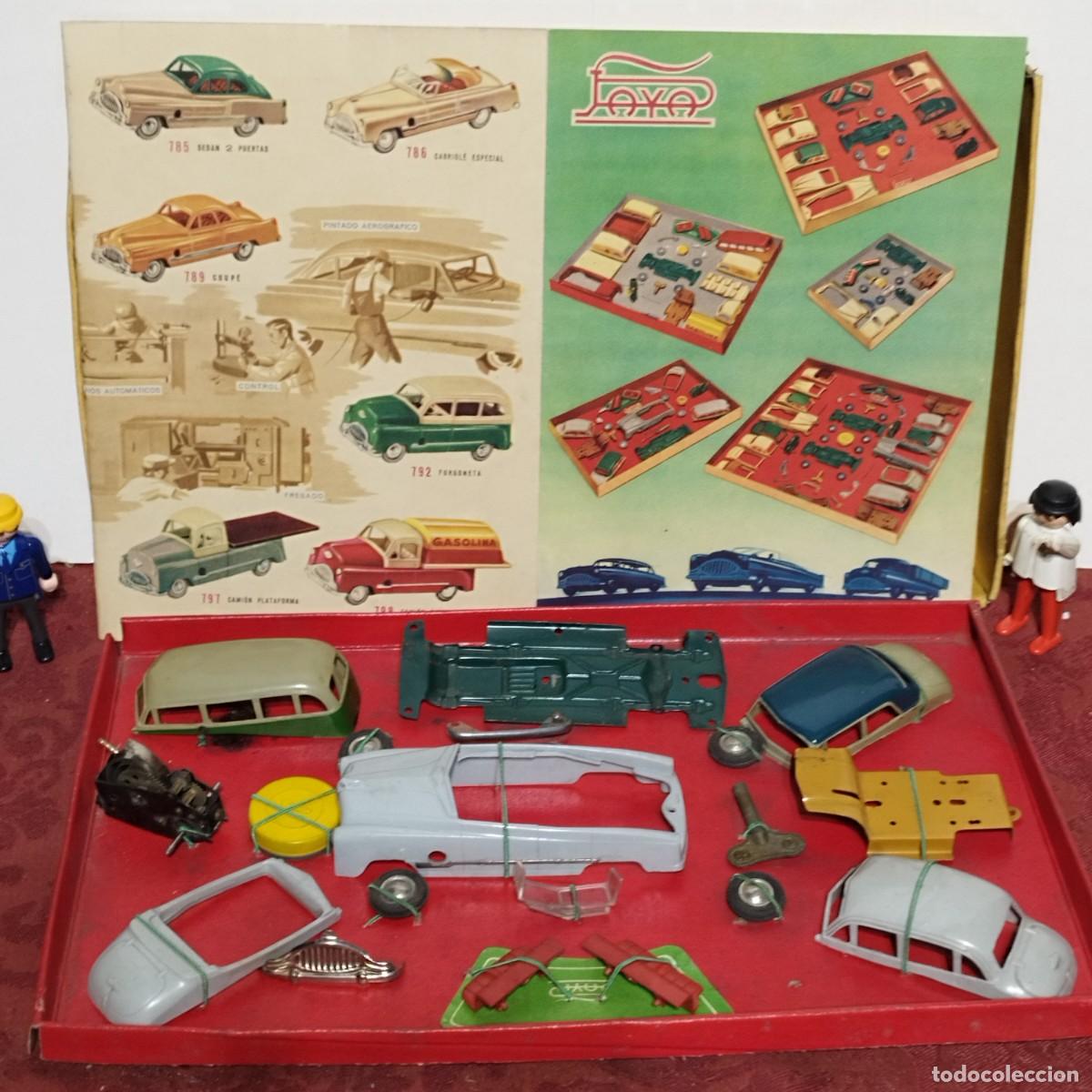 Juguetes antiguos Pay&aacute;: JUEGO DE CONSTRUCCION DE VEHICULOS DE LA MARCA PAYA