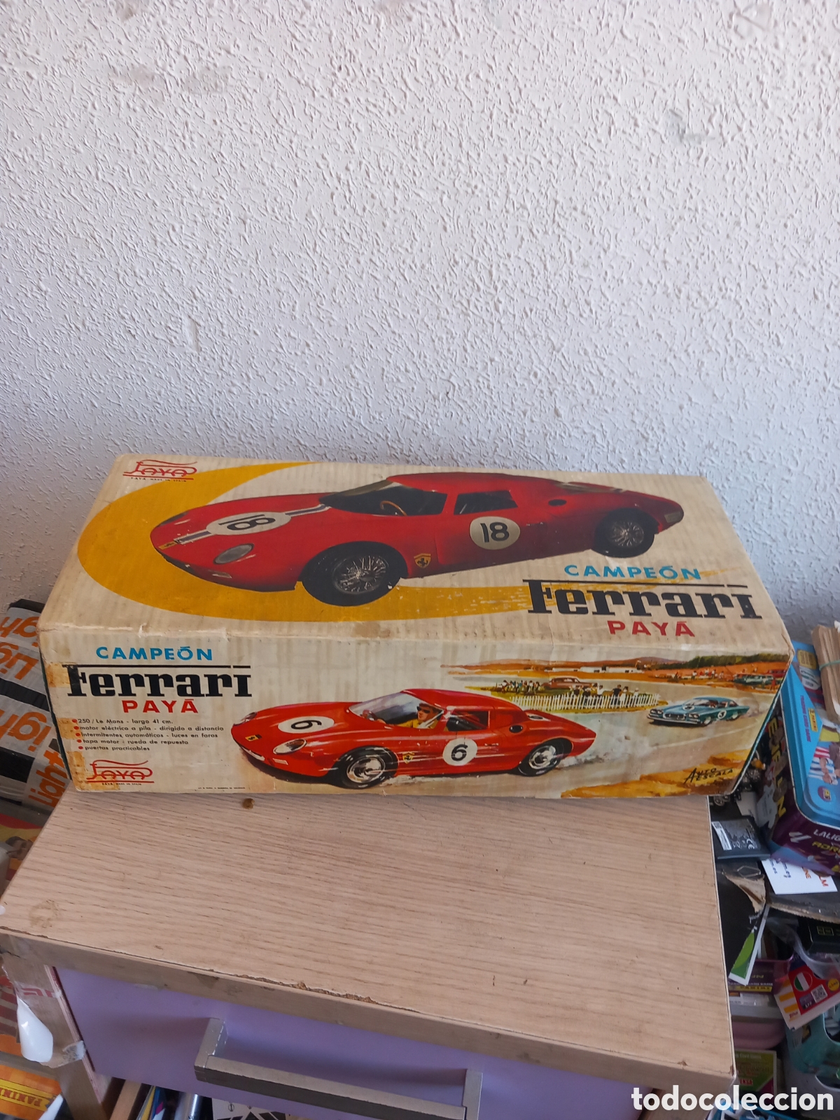 Juguetes antiguos Pay&aacute;: CAMPEON FERRARI PAYA,,VER FOTOS